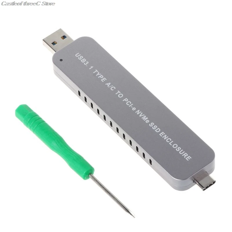 NVMe M.2 корпус SSD для USB 3 1 Type-C и Type-A адаптер конвертер PCI-e (M Key) | Компьютеры офис