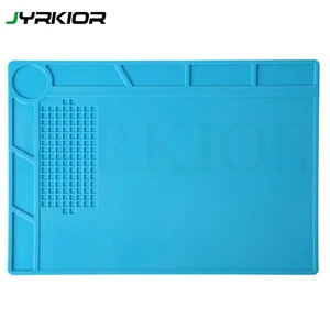 Магнитный Теплоизоляционный силиконовый коврик jyrk, лоток для винтов, платформа для обслуживания телефона, компьютера, комплект паяльной ремонтной станции