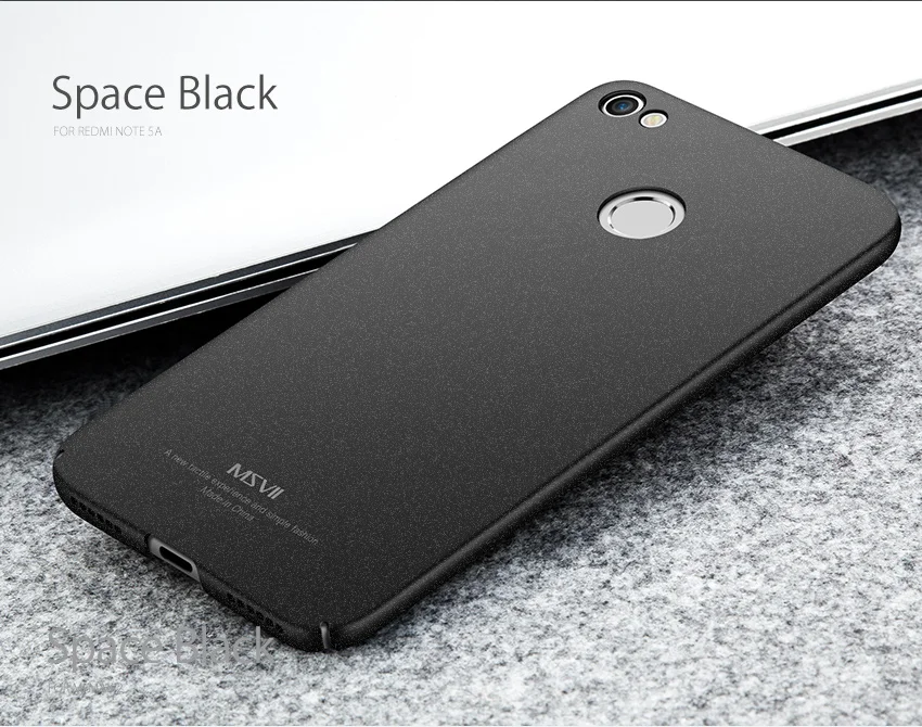 MSVII для Xiaomi Redmi Примечание 5A чехол для Redmi Note 5A prime pro Global чехол Note5a ультра тонкий полная защита жесткая задняя крышка из ПК