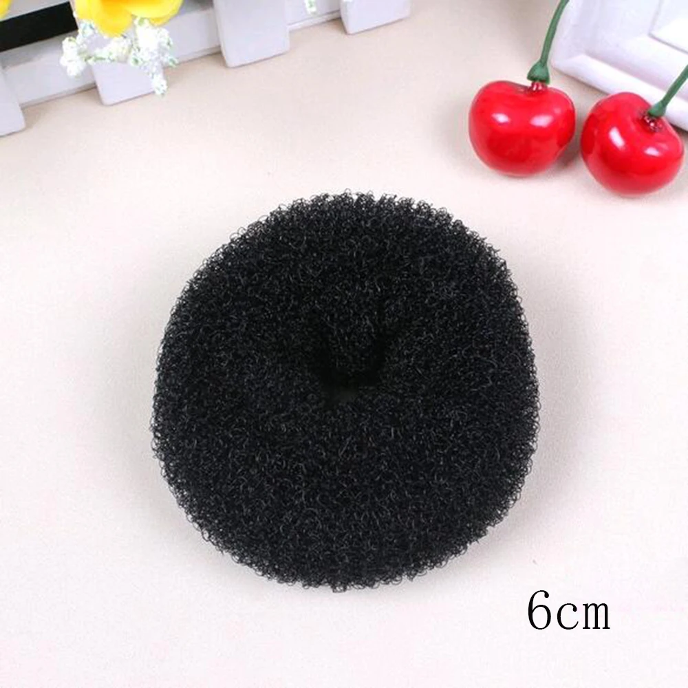 FAMSHIN милые женщины девушки губка Скоба ролик для волос голова булочка