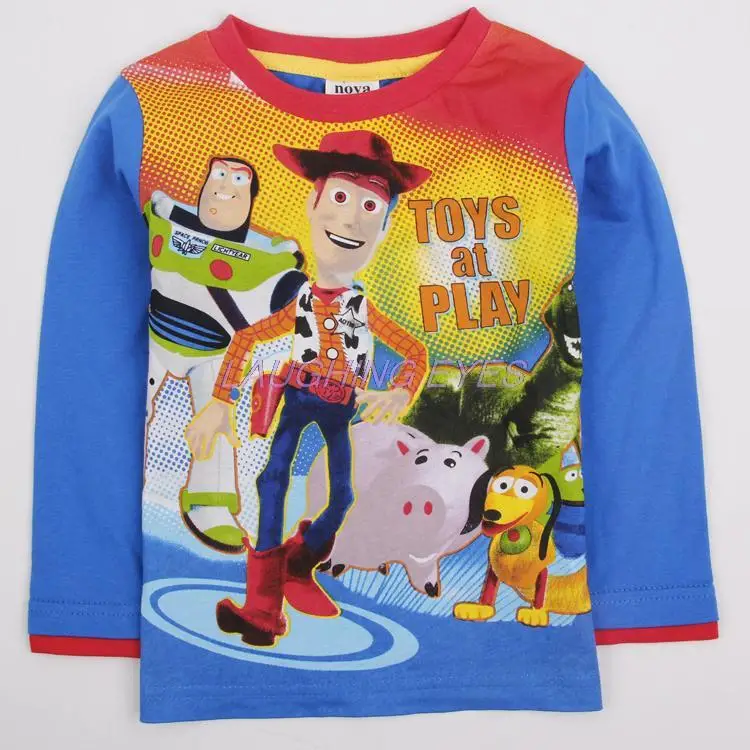 FREE SHIPPING A3198# new hot fashion nova kids brand baby boys children clothing cotton spring long t shirt for | Мать и ребенок