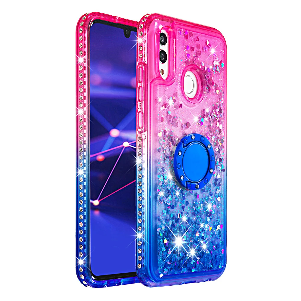 Чехол для телефона с зыбучим песком Huawei Honor 10 Lite задняя крышка из ТПУ P smart чехол 6 21