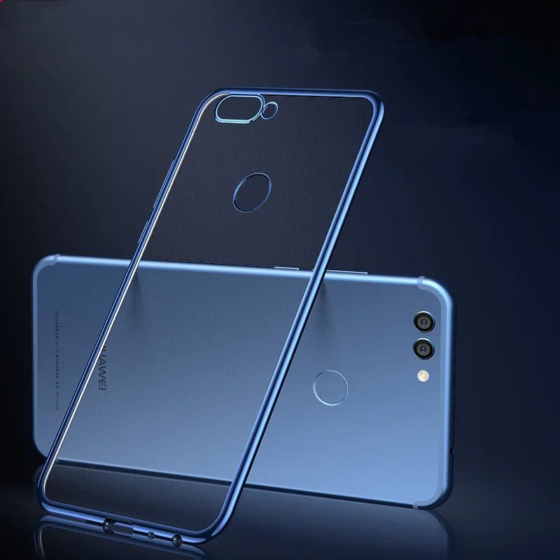 Чехлы для huawei PSmart/P Smart 2019 чехол Роскошный силиконовый покрытие TPU аксессуар Coque