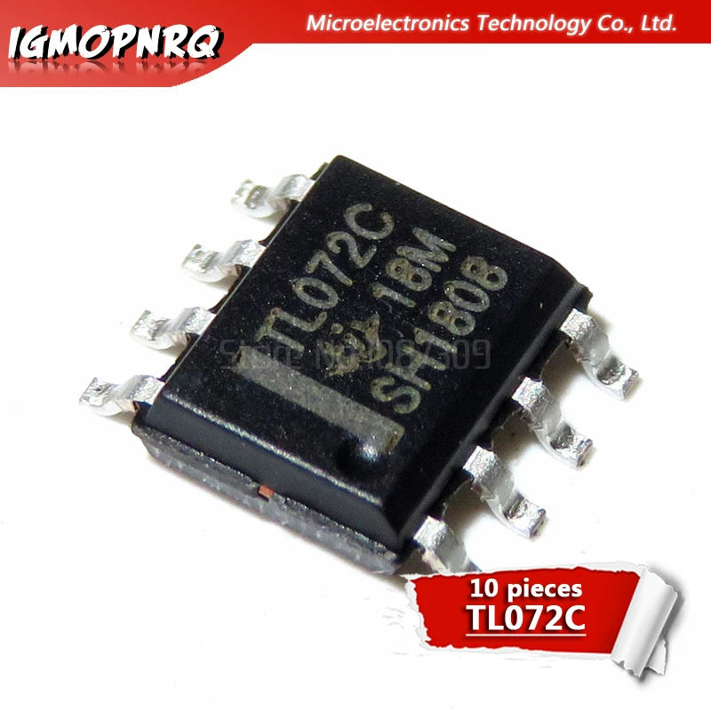 

10pcs TL072CDR TL072C TL072 SOP8 LOW-NOISE JFET-INPUT OPERATIONAL AMPLIFIERS new original