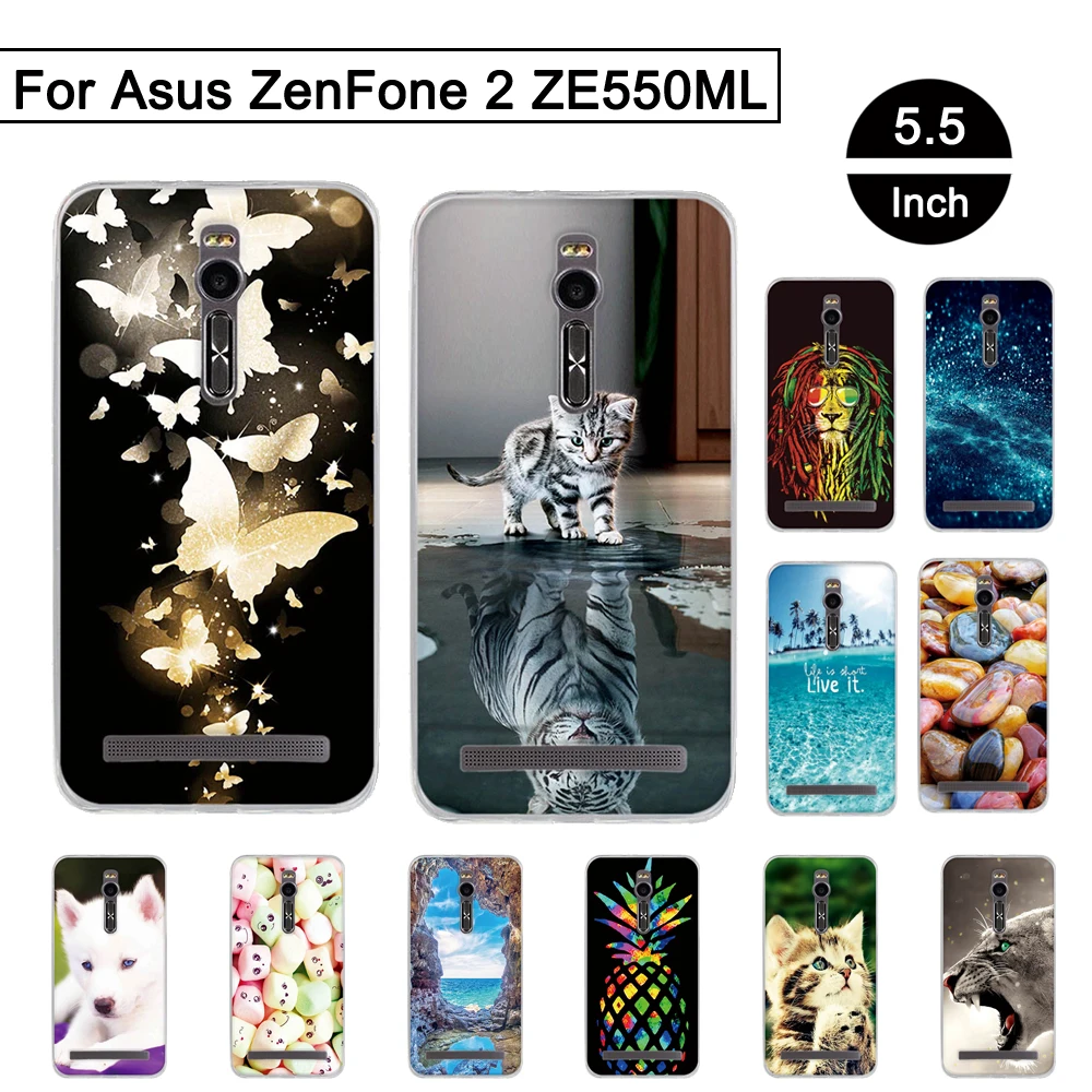 Мягкий ТПУ чехол для Asus ZenFone 2 ZE550ML ZE551ML 5 дюймов Чехлы оболочка|case for asus zenfone|phone casestpu
