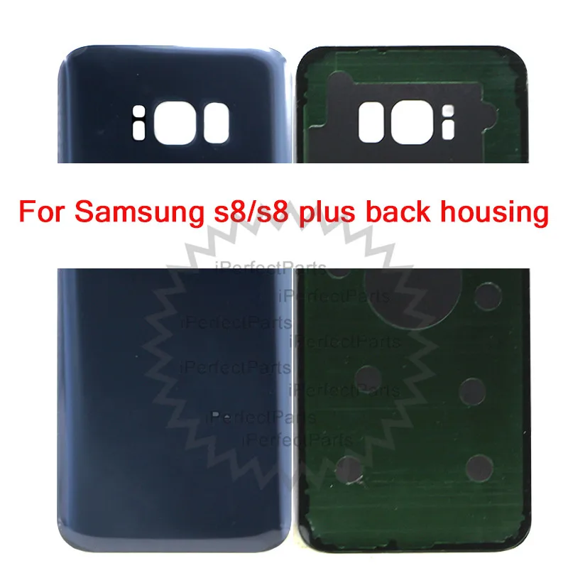 Стеклянная задняя крышка корпуса для Samsung Galaxy S8 G950 G950f аккумулятора сменный