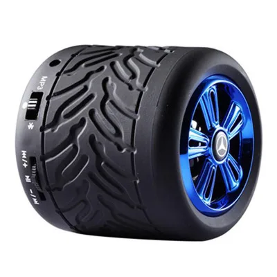 Wireless Bluetooth Speaker Tire Card Phone Hands-free Portable Mini Subwoofer Flat Cannon | Электроника