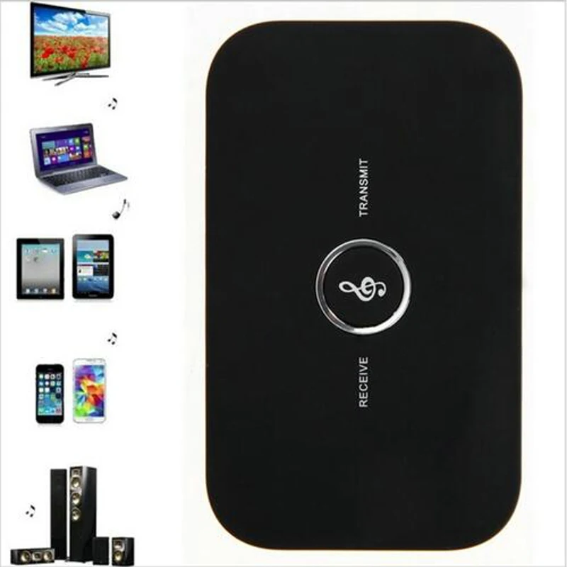 

Audio Adapeter Bluetooth Music Receiver 2in1 Audio Bluetooth Receiver transmitterfor Sound System Receptor Bluetooth B6 2017