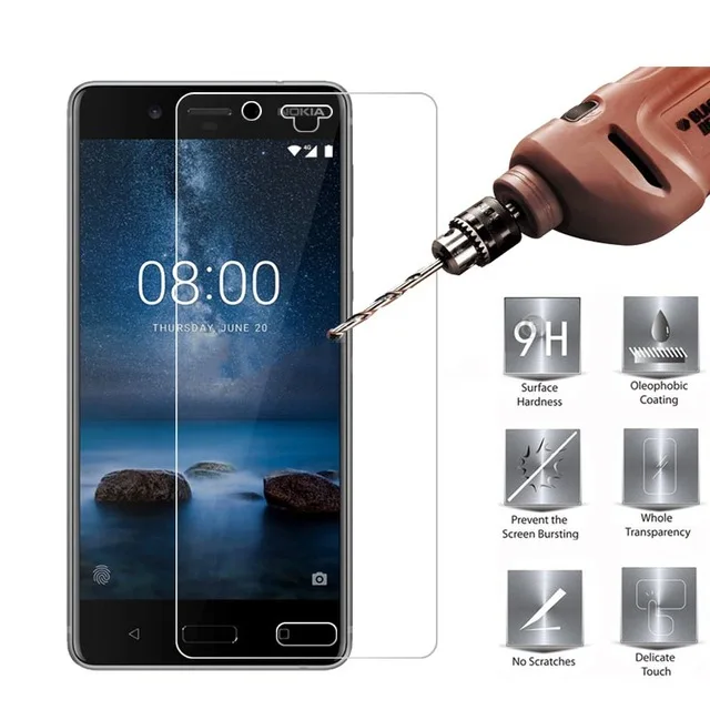 2.5D 0 26 мм 9 H Премиум Закаленное стекло для Nokia 8 протектор экрана упрочненная