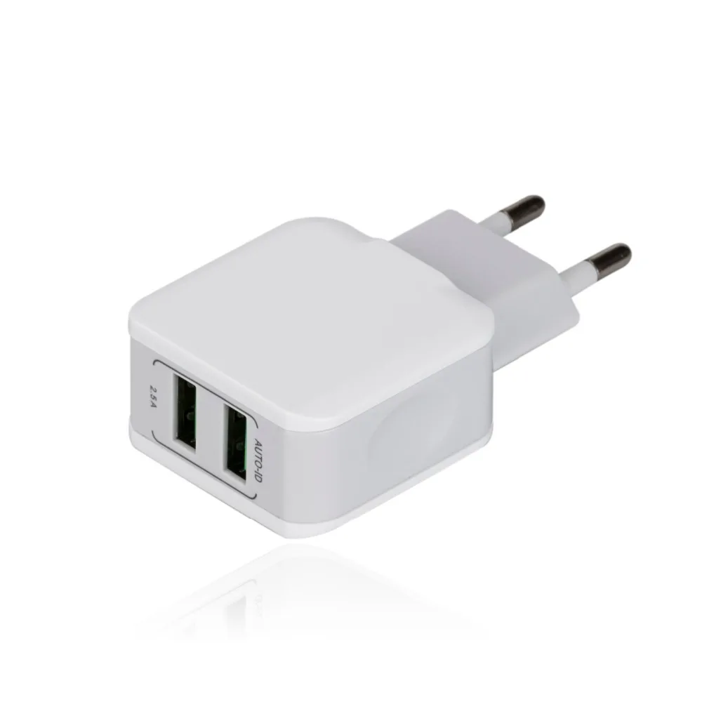 5V 2.4A двойное USB настенное зарядное устройство + кабель Micro для Xiaomi Redmi 5A 5 Plus/Huawei Honor 6