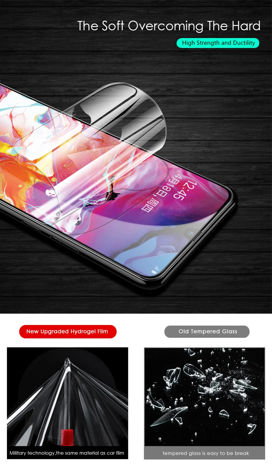 CHYI 3D изогнутая пленка для samsung Galaxy A90 5G A80 A70 A705 защита экрана полное покрытие нано Гидрогелевая пленка с инструментами не стекло
