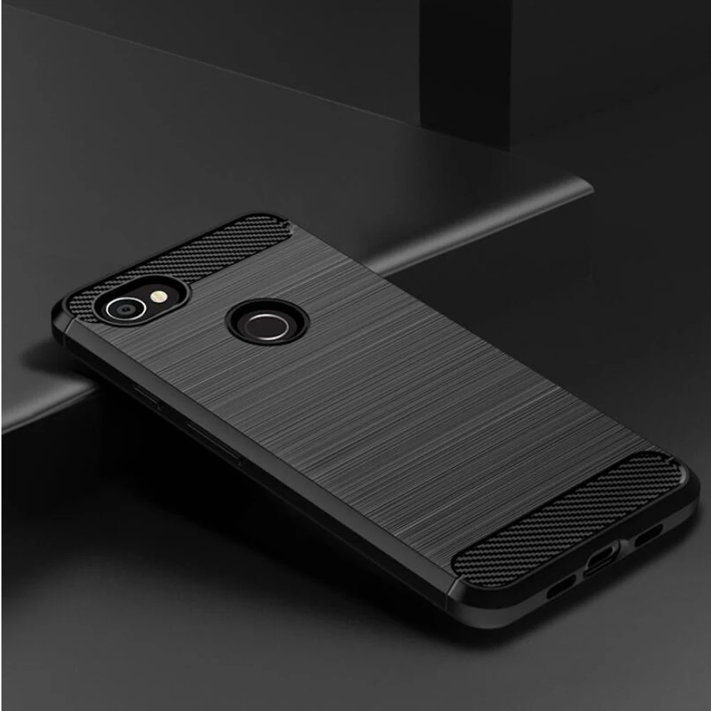 Для Google Pixel 3 XL чехол из углеродного волокна TPU l-S силиконовый мягкий для телефона |