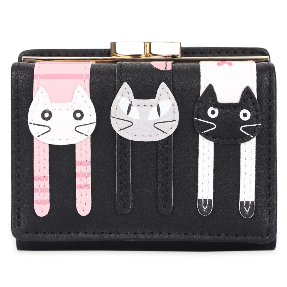 2017 Дизайн Кредитной Карты Кошелек Монета Держатель Женщин Бумажник На Молнии Kawaii