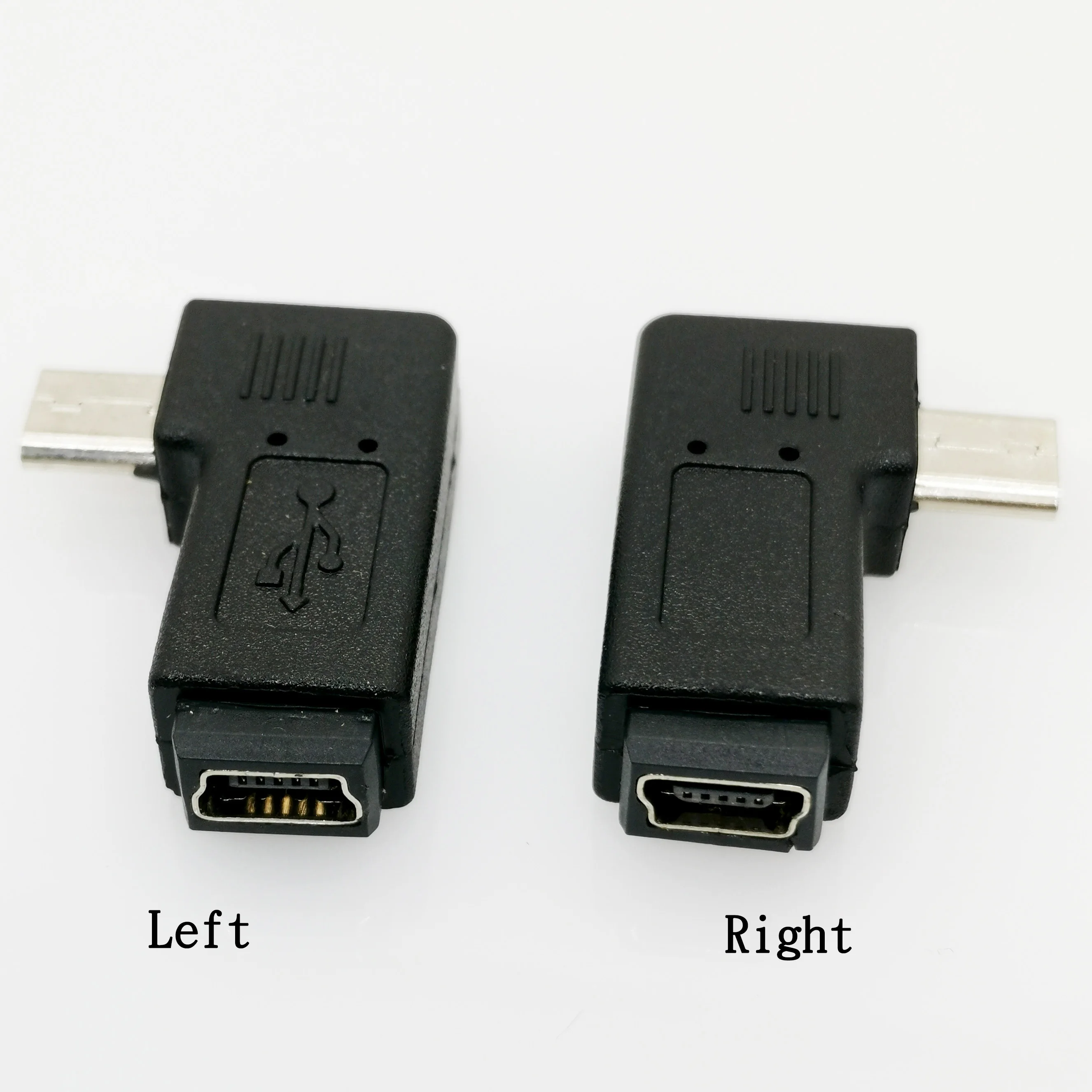 1 шт. соединитель 90 градусов левый и правый угловой Micro USB 5Pin папа к Мини гнездовой