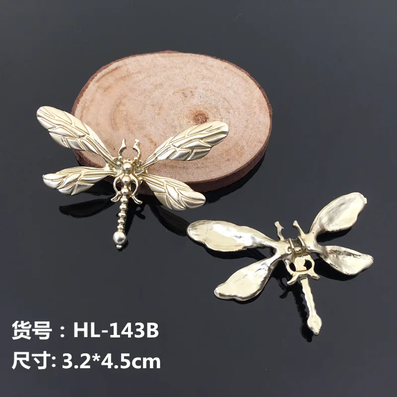 30 шт./лот позолоченные металлические пуговицы в виде стрекозы|hair jewelry|jewelry hairhair