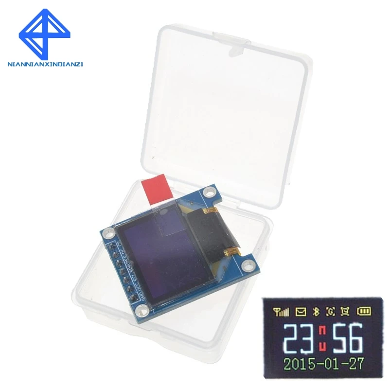 Полноцветный OLED дисплей 0 95 дюйма SPI модуль сделай сам ЖК RGB 96x64 для драйвера Arduino