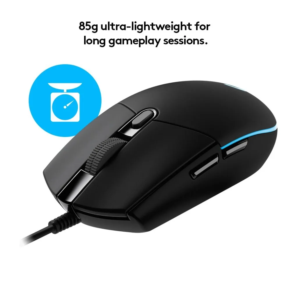 Проводная игровая мышь Logitech G102 IC PRODIGY 16 8 M с цветной RGB подсветкой PC gamer 8000