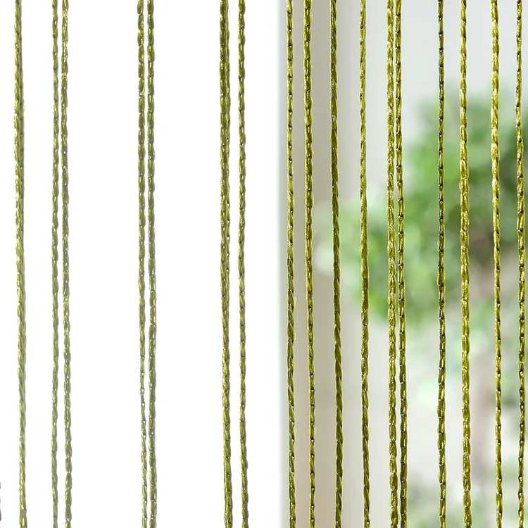 Корейская многоцветная линия 1*2 двери струнная дверь Штора для окна комнаты