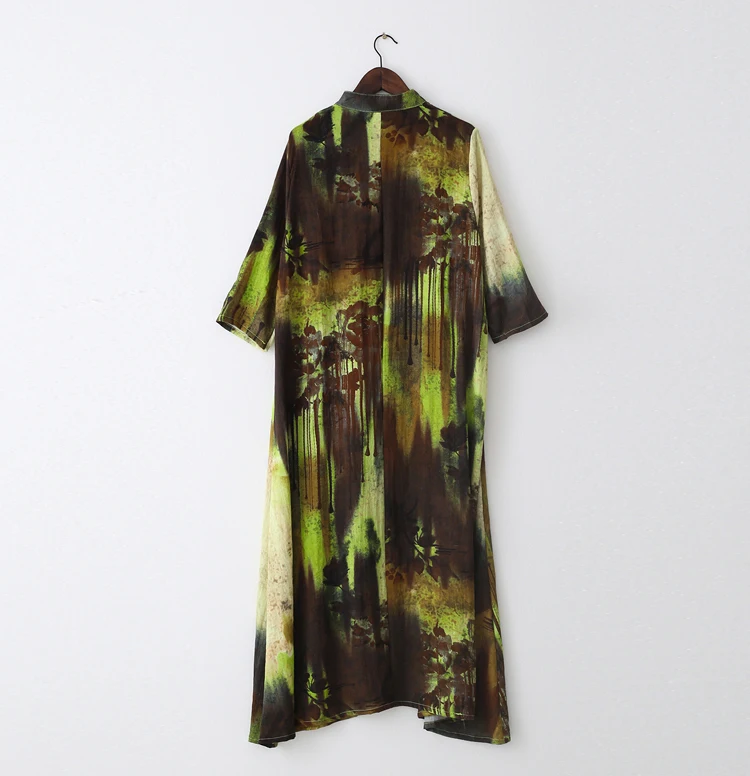 Новое летнее шифоновое платье с принтом в виде галстука женское повседневное