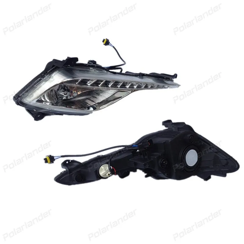 Для H/yundai S/onata 2013 2015 daytimee Бег Lghts Тюнинг автомобилей 2 шт. DRL LED Daylights|car styling|daylight ledcars