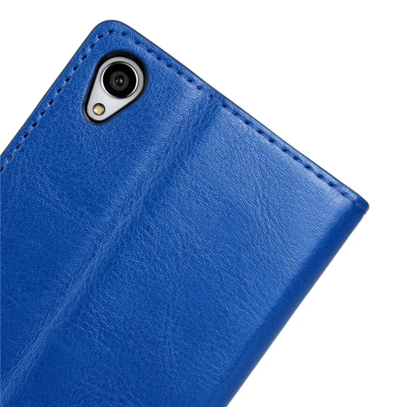 Чехол-бумажник ZEALLION для Sony Xperia Z1 Z2 Z3 Z4 Z5 mini Compact M2 M4 E4 T3 C4 кожаный чехол с откидной