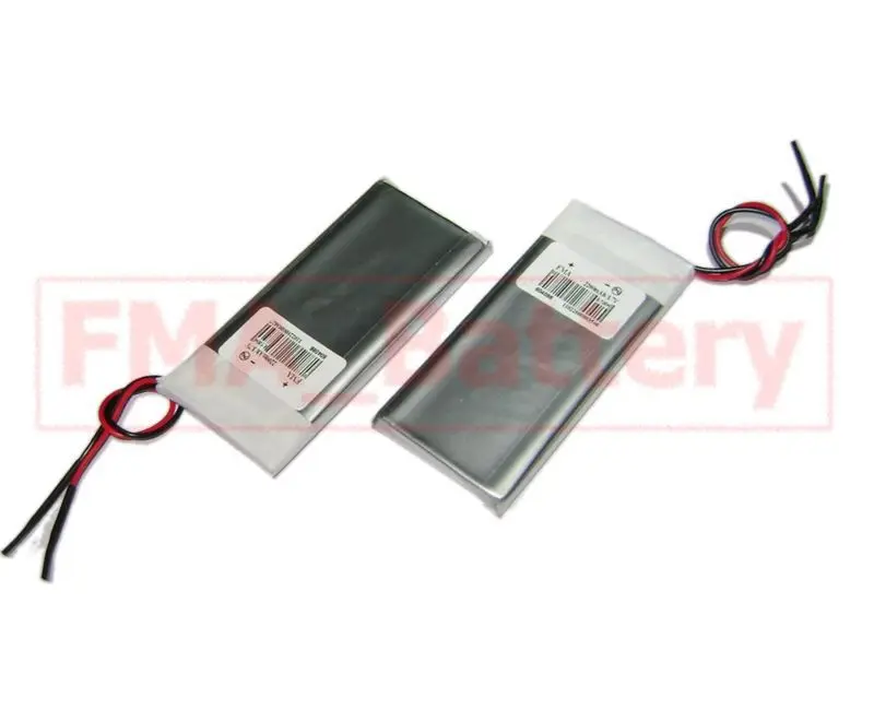 2 шт. литий полимерные аккумуляторы для DVD плееров 604086 в 3 7 Ач|battery battery battery|battery lipo