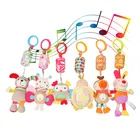 Звон музыка детские игрушки-Погремушки Развивающие детские игрушки для детей возраста от 0 до 12 месяцев для новорожденных и малышей Детские музыкальные мобильный коляска игрушки для мальчиков и девочек