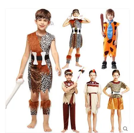 2017 карнавальный костюм на Хэллоуин для взрослых первобытное племя дикаря