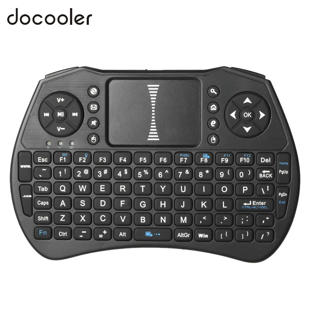 Беспроводная клавиатура с подсветкой Air Mouse 2 4 ГГц портативная игровая тачпадом