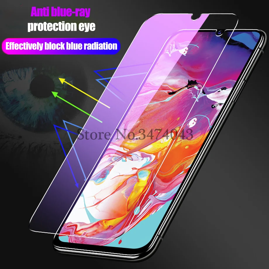 2 шт закаленное стекло для samsung Galaxy A70 A60 A40s Защитное стекло для samsung Galaxy A40s A60 A70 защитная пленка