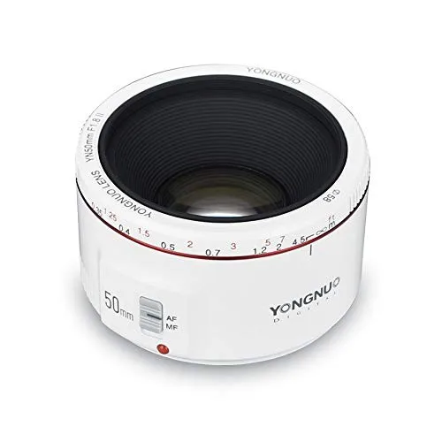 Объектив YONGNUO YN50mm F1.8 II с автофокусом и большой диафрагмой маленький объектив