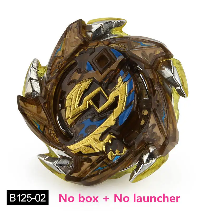 B125-02 Золотая серия Beyblade Burst игрушки без пускового устройства и коробки Bayblade Металл Fusion Бог Fafnir спиннинг Топ лезвия игрушки - Цвет: B125-02