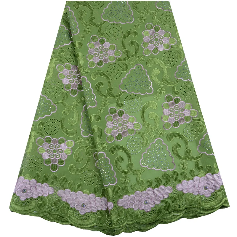 

Swiss Voile Lace Cotton Lace Fabric 2019 African Lace Fabric High French Dry Laces Fabric For Women Party DressA1480