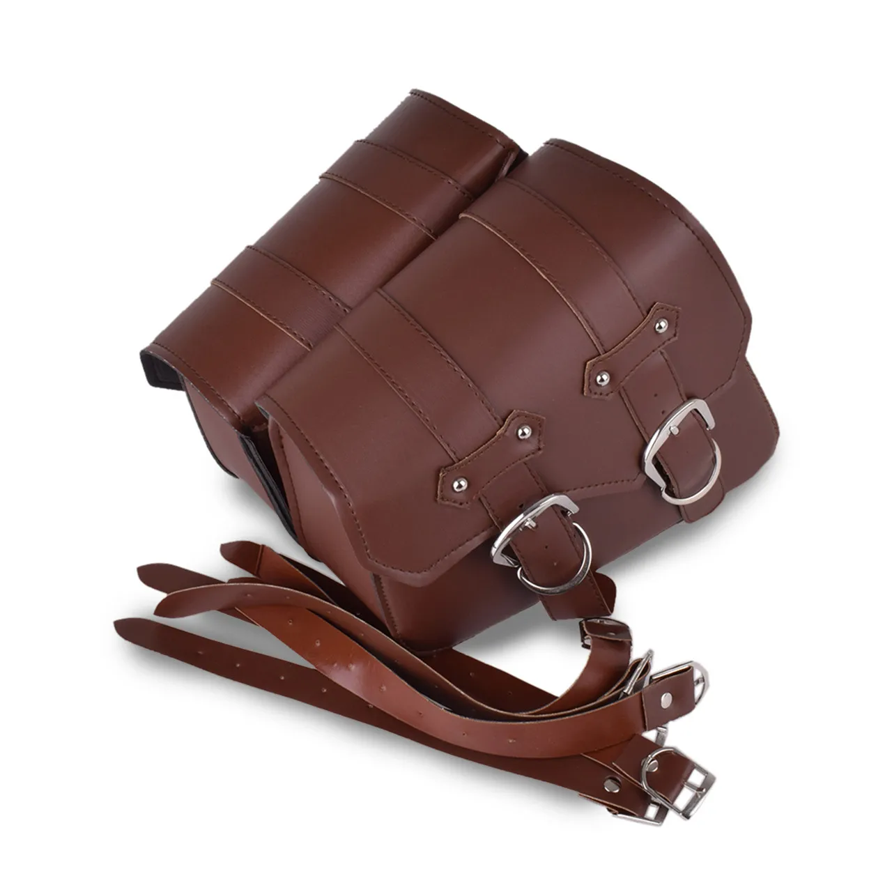 Коричневая сумка для мотоцикла чехол Sacoche Bolsa боковые сумки Sportster Alforjas Para Moto Saddlebags