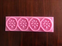 p890 quickly eat ice 4 hole lotus root ice grid mold silicone chocolate mold
