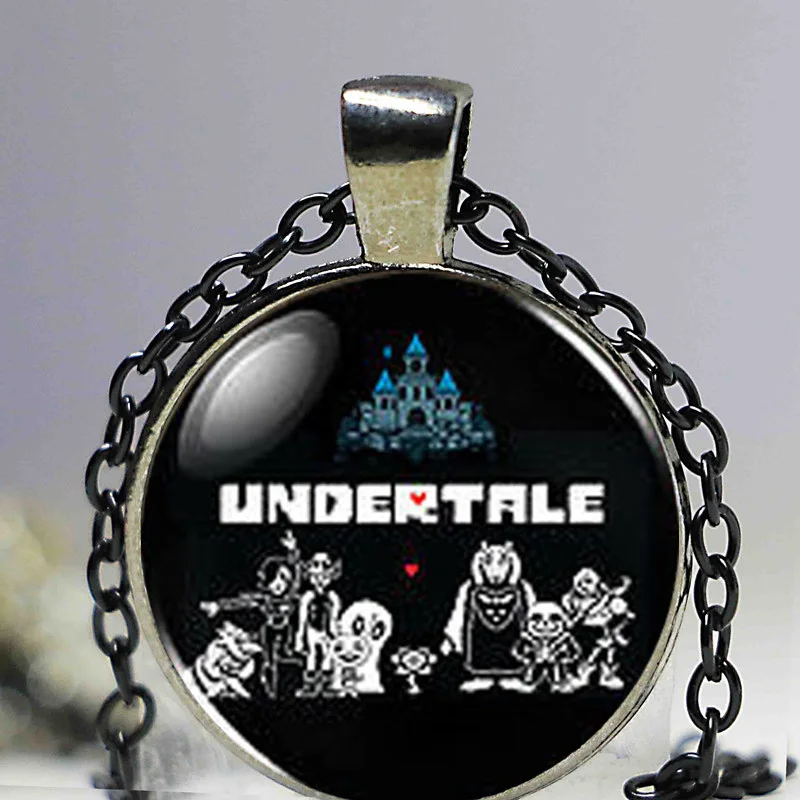 Стимпанк Новинка года Undertale Sans& банды игра геймер игровое ожерелье кулон ювелирные изделия искусство подарок для женщин Мужская цепь