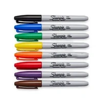 sharpie marker pen set 8 colored fine bullet for school office drawing design paints art marker supplies stationery