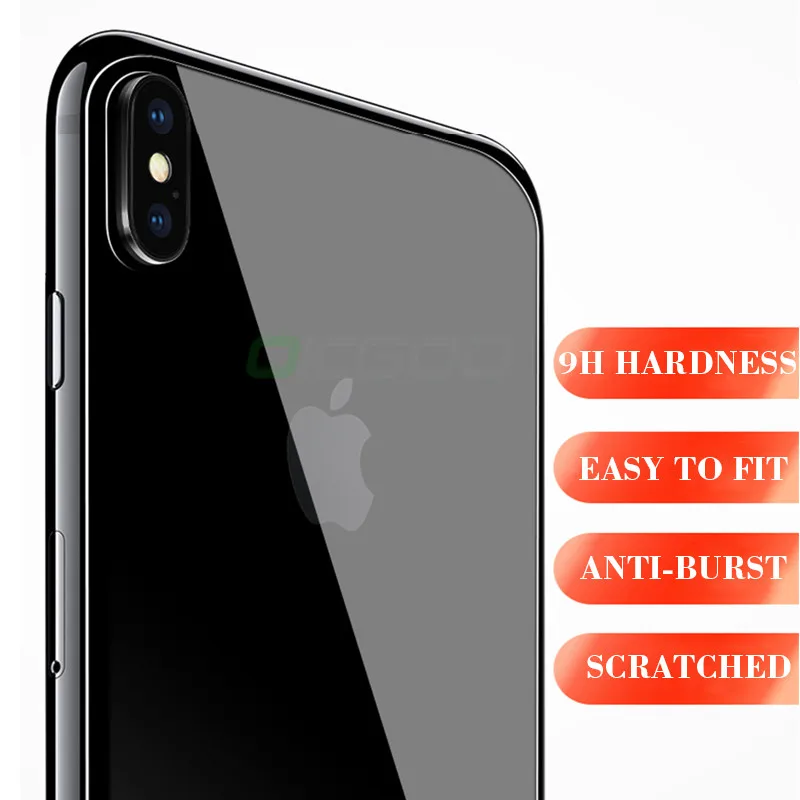 OICGOO Front Back Tempered Glass For Apple iPhone X 6S 7 8 Plus Scratch Proof Screen Protector Film iphone 6 10 | Мобильные телефоны