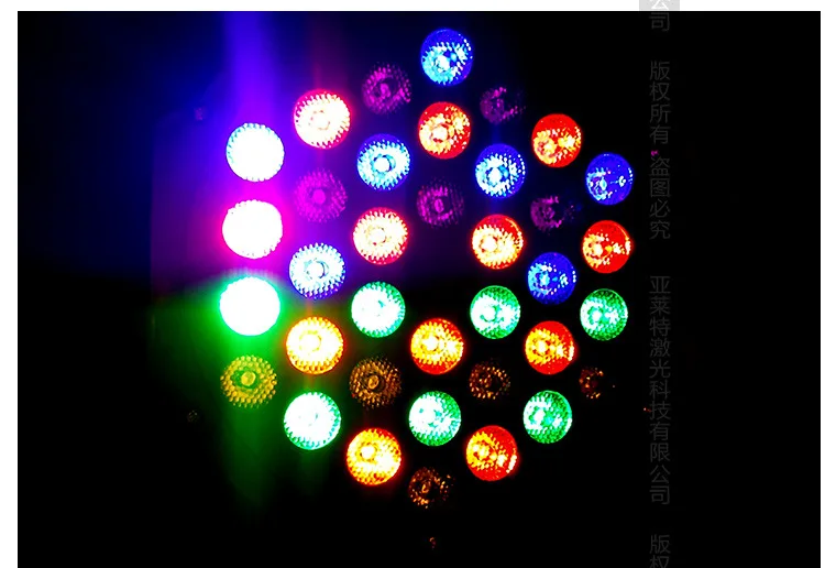 Tinhofire 36 Вт светодиодов сценическое освещение высокая мощность RGB светильник x512