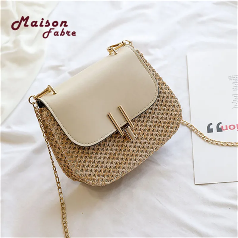 Сумка Maison Fabre женская соломенная мессенджер Bag универсальная сумка модная
