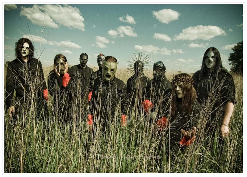 Slipknot тяжелый металл/рок-группа/белая крафт-бумага/Бар плакат/наклейки на стену/ретро-плакат/декоративная живопись