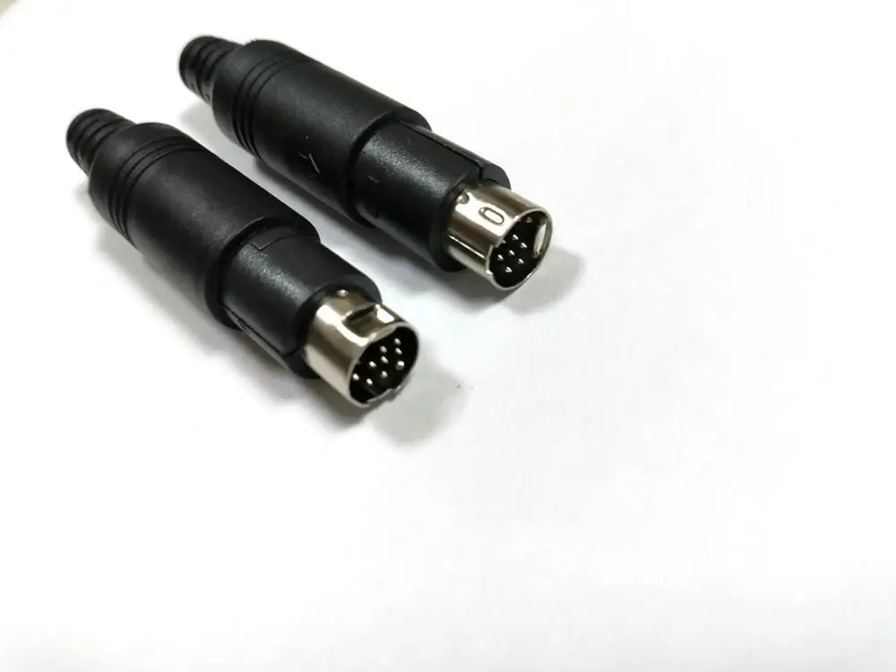 10 шт./партия 9 контактные разъемы Mini DIN|Соединители| |