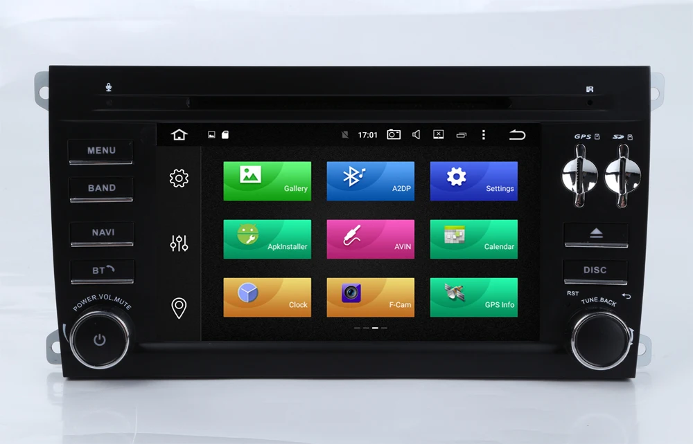 7 &quotAndroid 9 0 автомобильный DVD GPS плеер для Porsche Cayenne 2003-2010 радио BT 1024*600 Wifi зеркальная