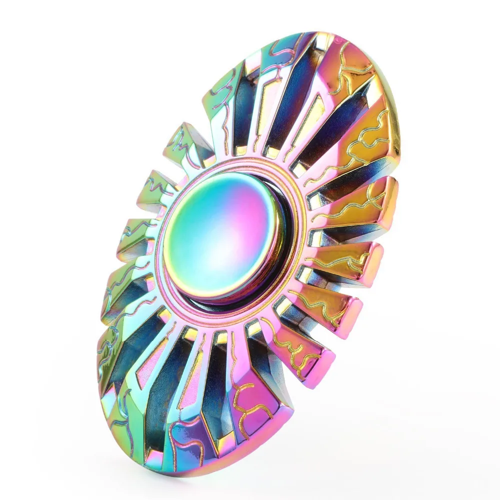 Топ Spinner игрушки Красочные H and Непоседа spiner сплава EDC антистресс figet счетчики для
