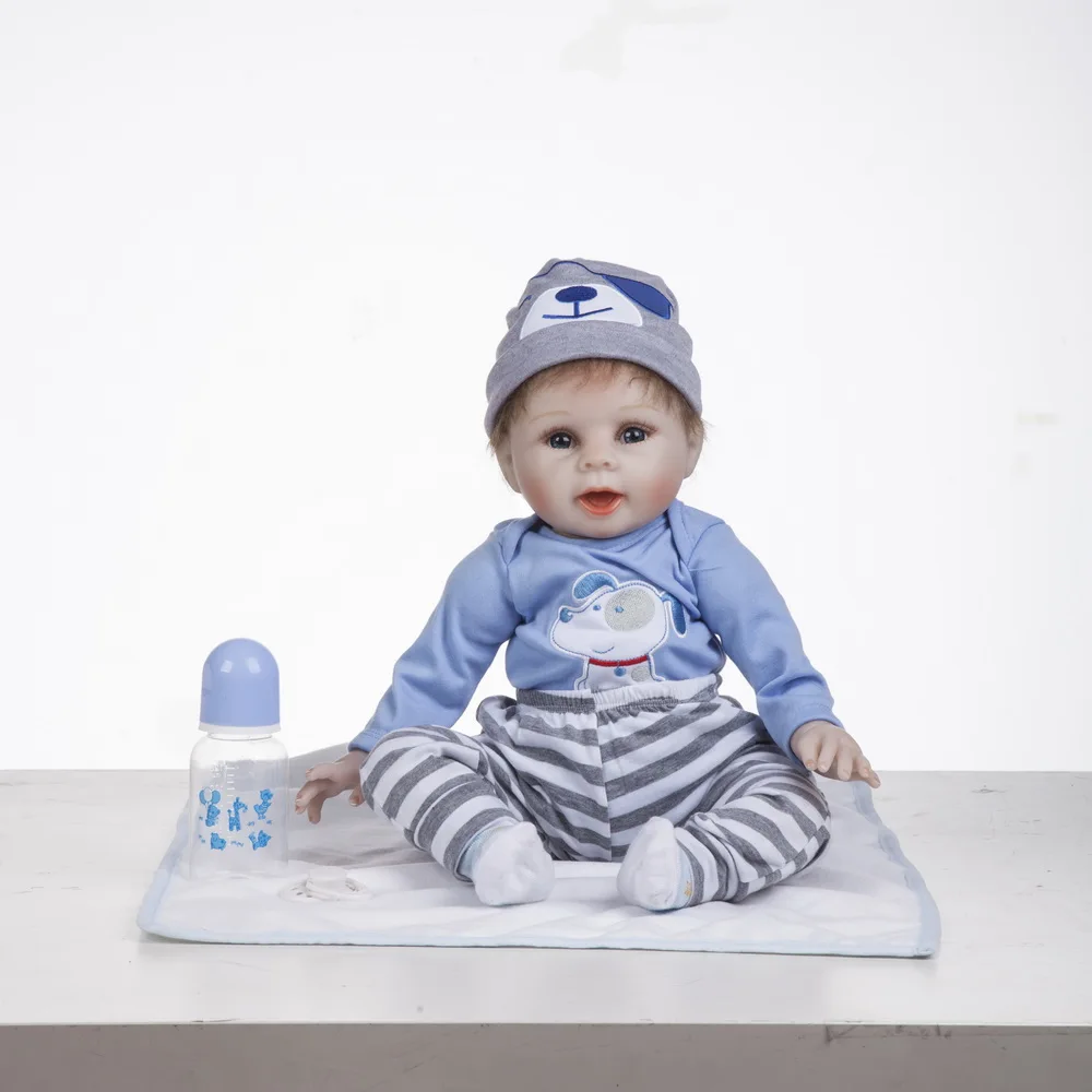22 &quotПрекрасный новейший силиконовый младенец Reborn 55 см реалистичный Baby Dolls