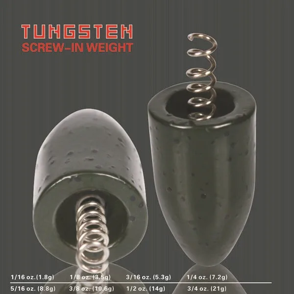MADE IN VIKE TOP QUALITY TUNGSTEN SCREW-IN WEIGHT-1/16oz/TUNGSTEN FISHING SINKER | Спорт и развлечения