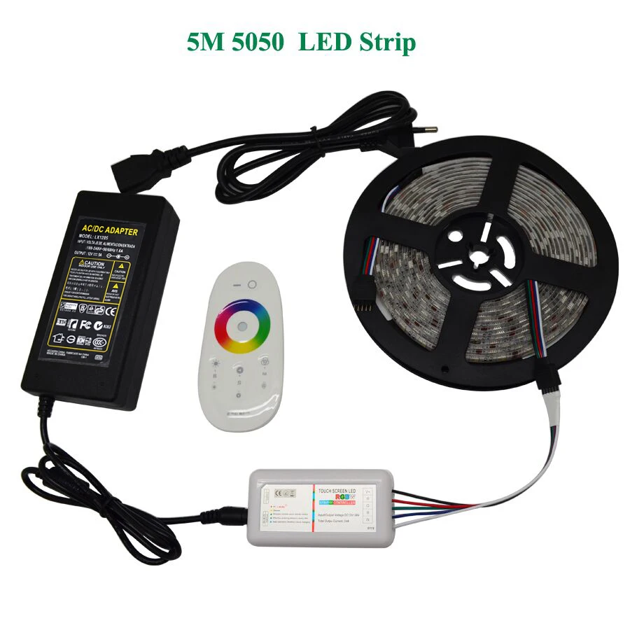 20 м 4 в 1 RGBW Светодиодная лента 5050 SMD DC12V гибкий светодиодный светильник 60