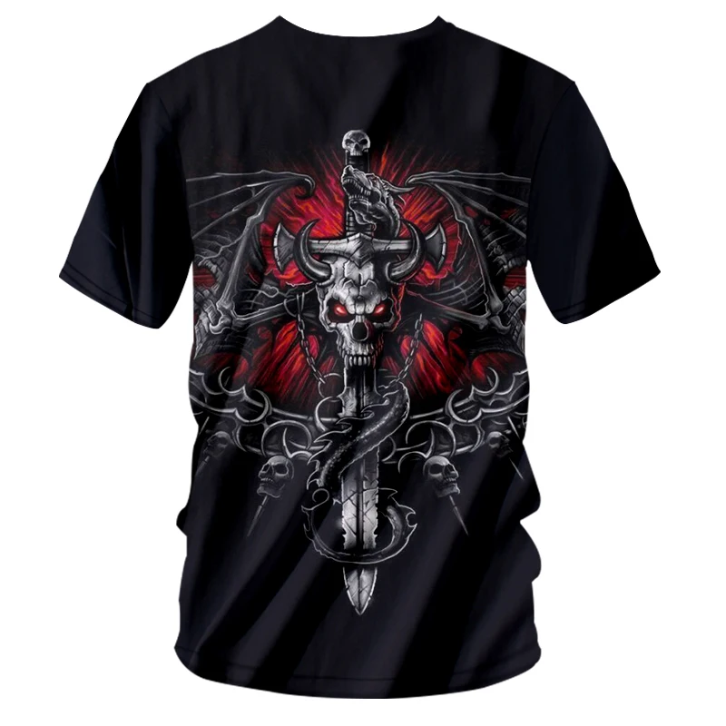 OGKB Новая модная мужская футболка с v образным вырезом крутая 3d Футболка принтом