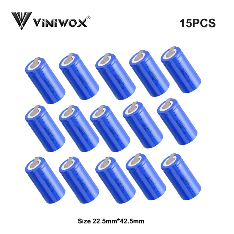 Для электрической батареи Subc 1.2В Ni-CD SC 1800mAh аккумуляторная батарея робот