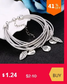 Pulseira Mujer Moda прозрачный кристалл золотой цвет серебра талисман браслеты для женщин Сова регулируемый браслет ювелирные изделия подарок